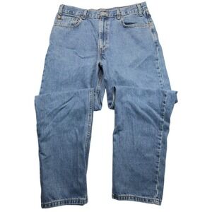 Y2K Levi's 550 Jeans Mens 36x30 Light Wash Relaxed Fit Baggy Denim